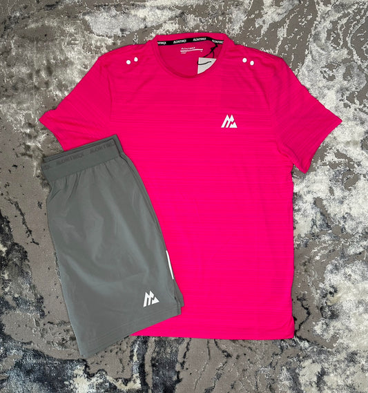 MONTIREX - SWIFT T-SHIRT AND SHORTS SET HYPER PINK