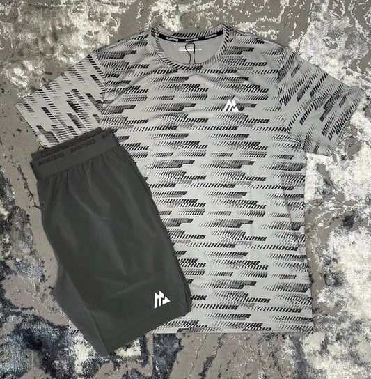 MONTIREX - APEX T- SHIRT AND SHORTS SET GREY